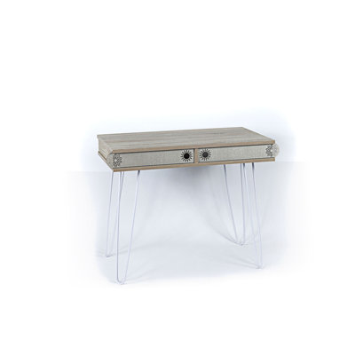 Modern Desk With Metal Legs