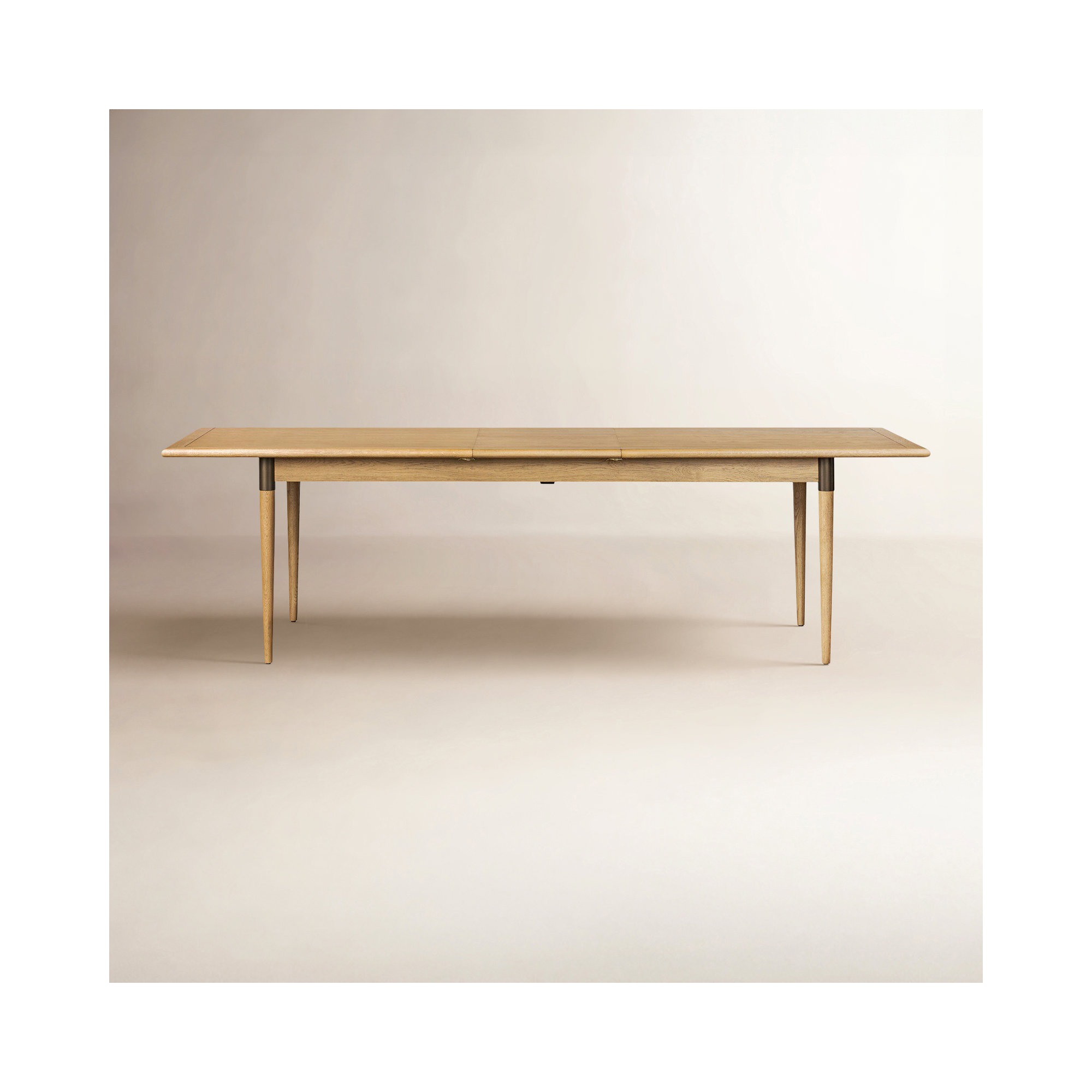 Yanely 84'' Extendable Dining Table, Fawn Oak