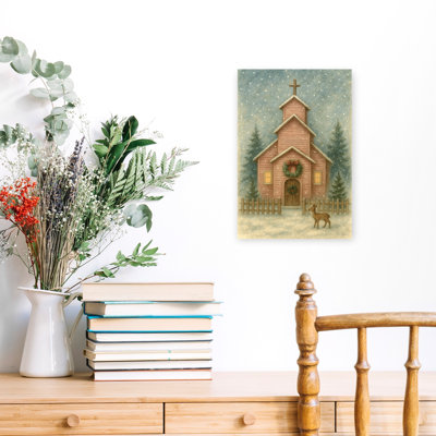 Christmas Church - Print