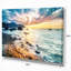 «Summer Sea with Mountains and Waves», reproduction de photo sur toile tendue-498719736