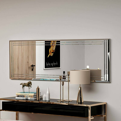 Bufard Manufactured Wood Framed Wall in Silver