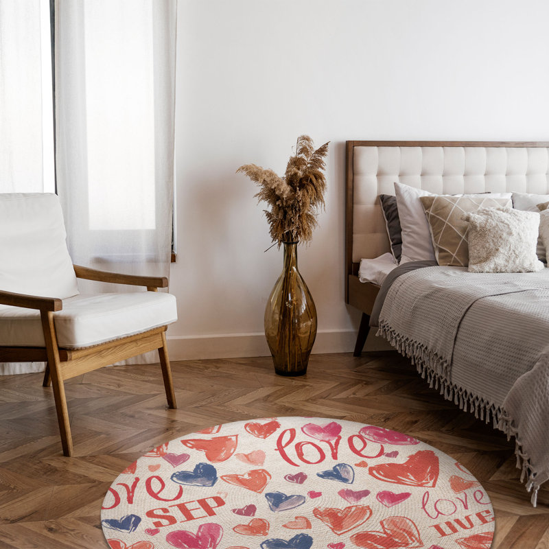 Tapis tressé Valentin, Rond 5 pi