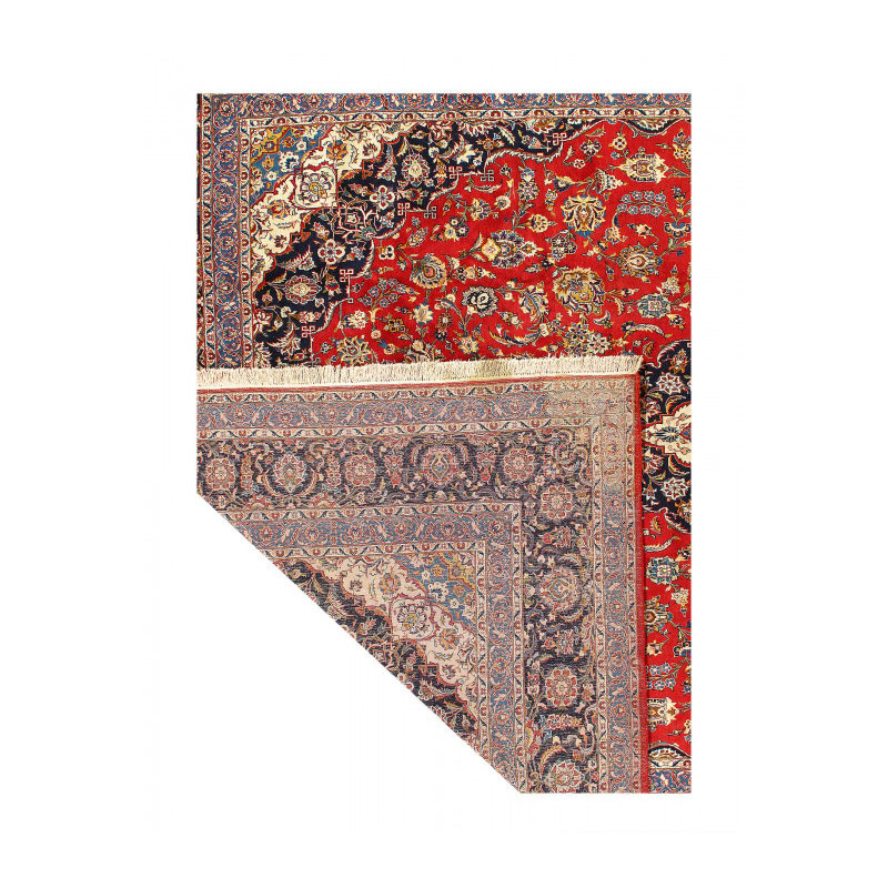 Persian Kashan Hand-Knotted Rug 12'1"x17'1"