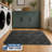 The 46 x 35 in XL super-size cat litter mat is durable, phthalate-free, soft on paws, and easy to clean while providing large-area litter coverage.