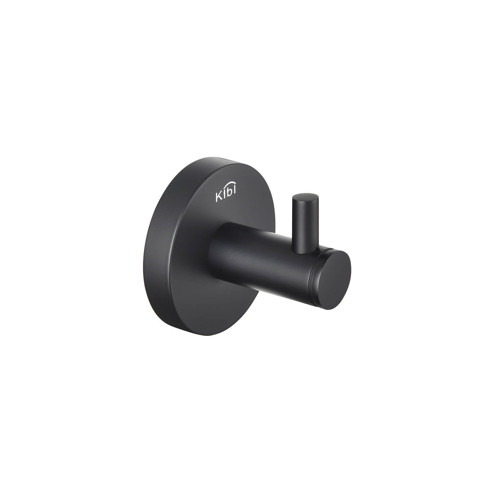 Wall Mounted Robe Hook, Matte Black