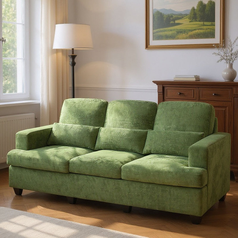 3 Seater Sofa, Green