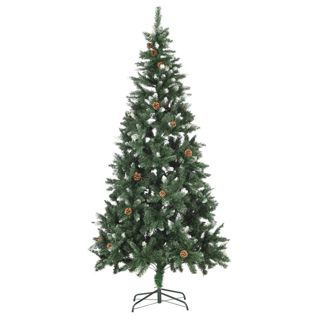 Künstlicher Weihnachtsbaum Grün mit Kugeln und Ständer