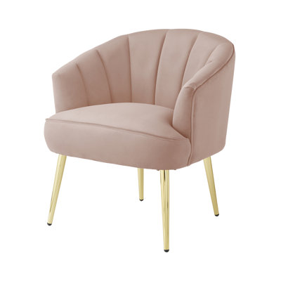 Thierry Velvet Barrel Chair