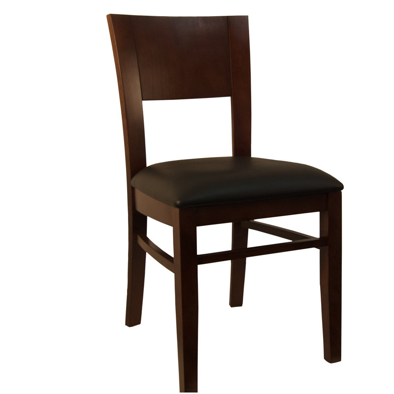 19'' H Tufted Upholstered Beech Side Chair
