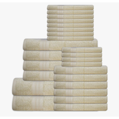 Terrycloth Bath Towels (Pack of 24)