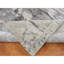 Tapis gris en laine et en soie noué à la main 8 pi 10 po x 12 pi 3 po 0E2174144A104728B99F2BD0C0870B05