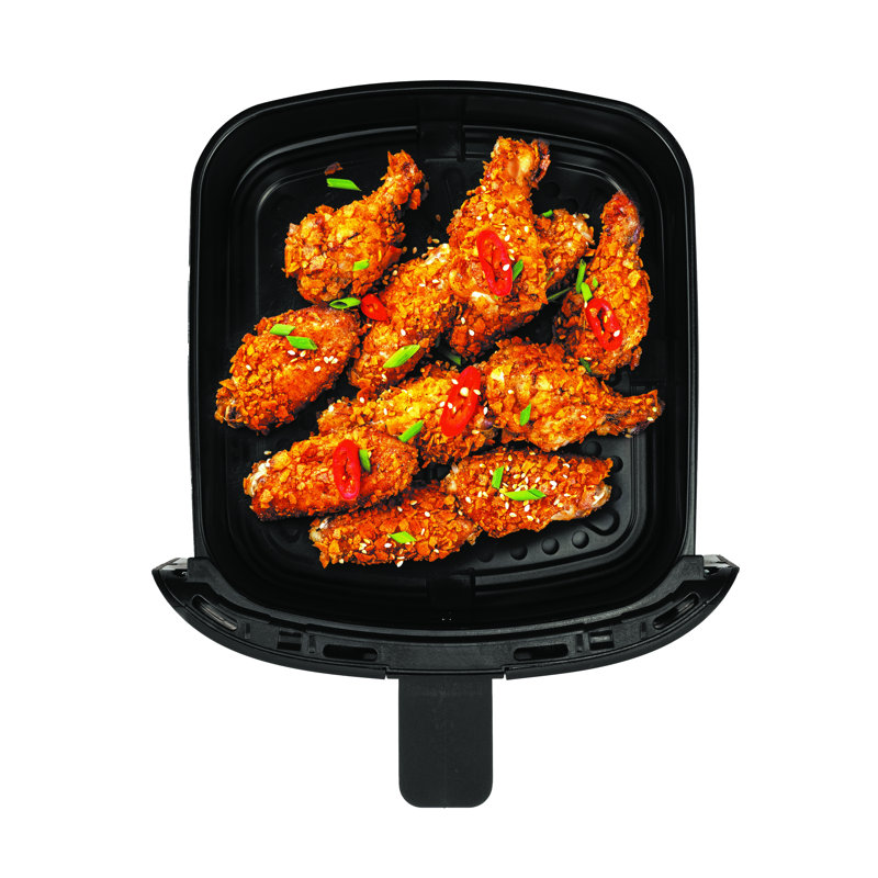 Magnavox 2.64qt./2.5L 1,000-watt Air Fryer With Touchscreen Controls, Black