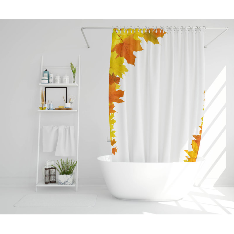 Fluharty Polyester Shower Curtain, 168cm H x 168cm W