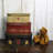 Oval Rustic Vintage Cardboard Nesting Boxes Set of 3