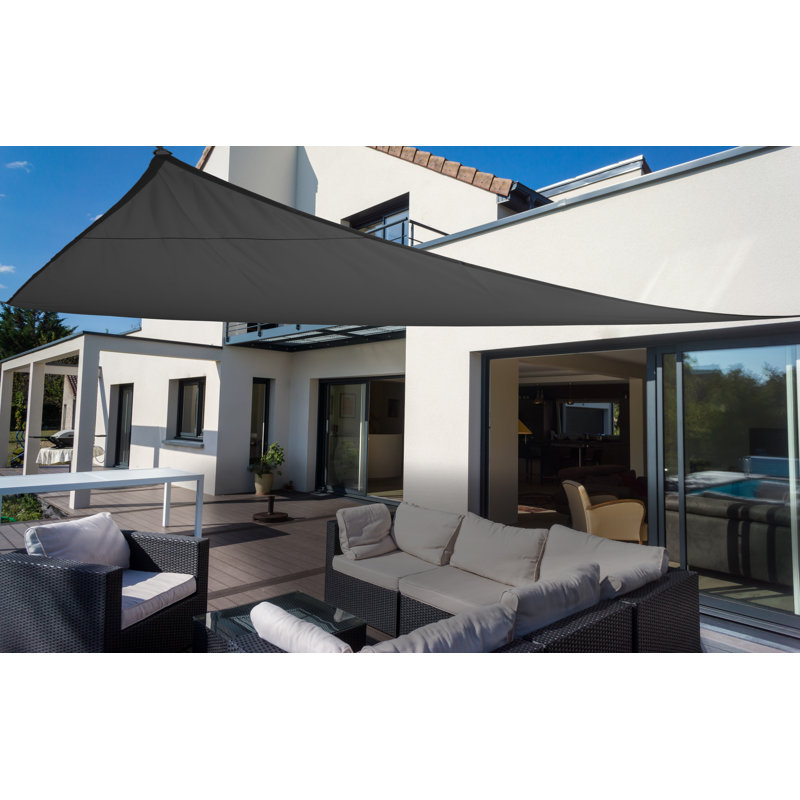 Concave Sun Shade Triangle 460cm, Anthracite