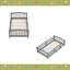 Lit sur pied en bois massif avec clôture et sans porte-583503375-583503373