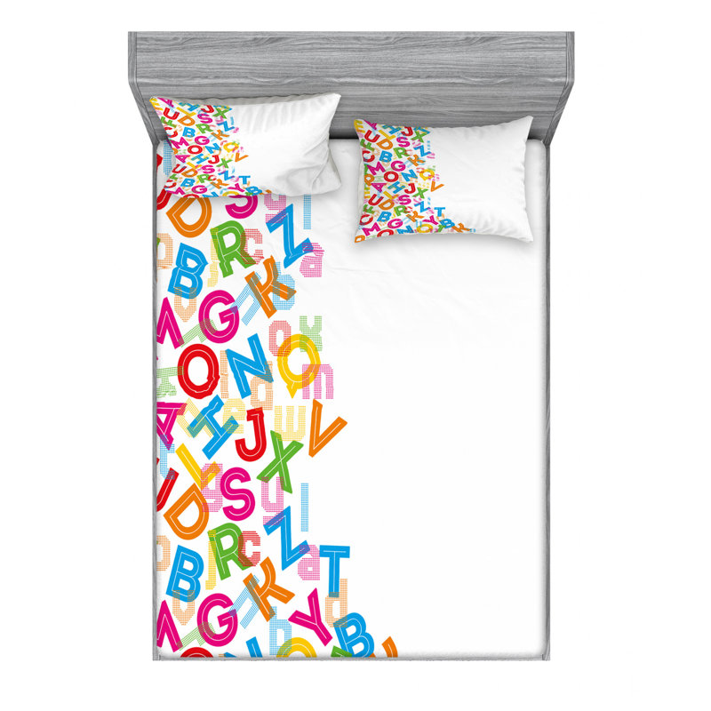Microfiber Sheet Set, Queen Sheet Set with 2 Pillowcases