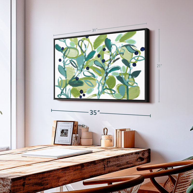 Floral et botanique «Annamieka Wall Art», H 21 po x l 31 po
