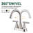 Centerset 2-handle Bathroom Faucet with Drain Assembly-100607417