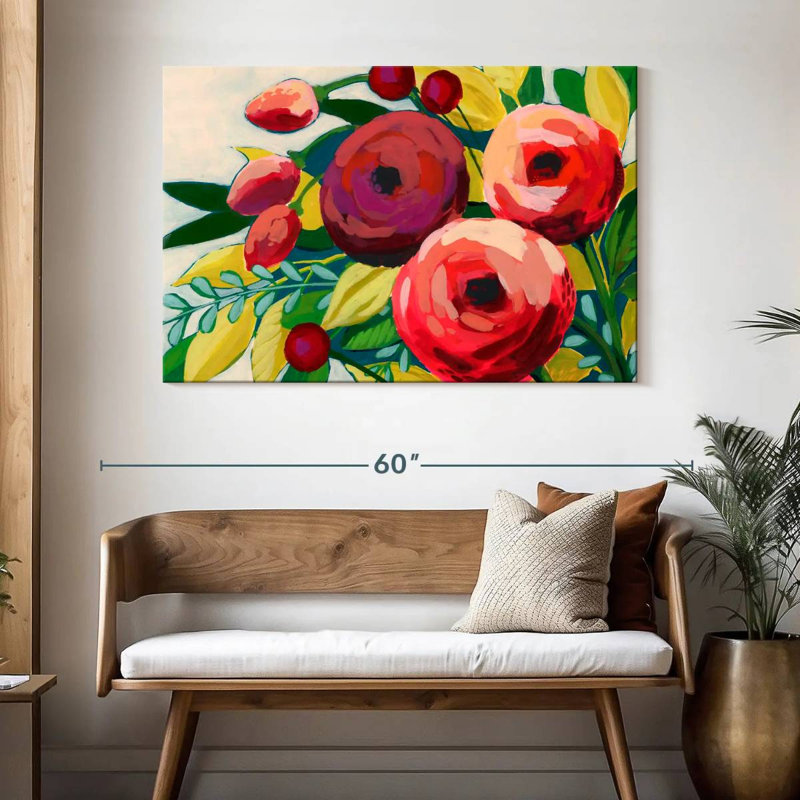 Harnek Vivacious Bloom II, 32" H x 48" W