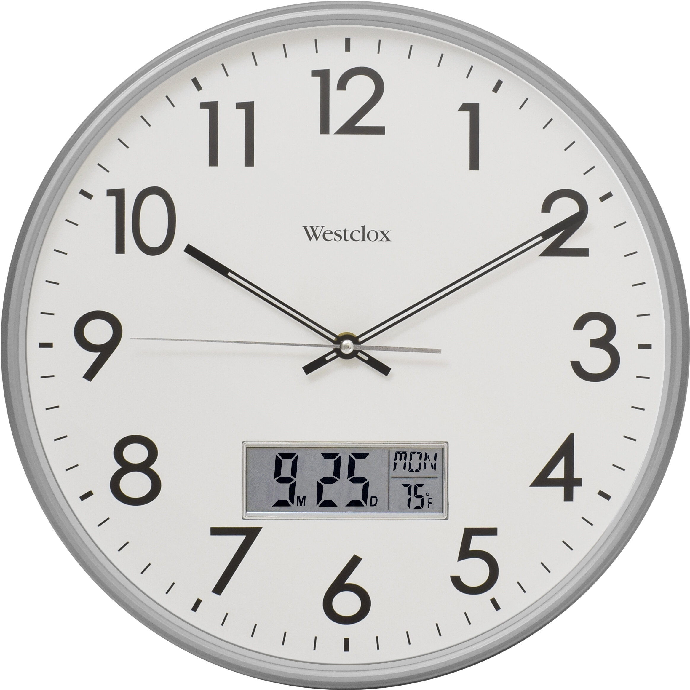 Westclox Clocks 14" Wall Clock & Reviews | Wayfair