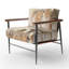 Chaise avec accoudoirs rembourrée Minimalisme-112889486