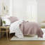 Quilt Set - Lightweight - All Season Quilted Coverlet - Poppy Bloom Mauve-105628174