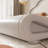 Bettejean Luxury Upholstered Sleigh Bed with Ergonomic Adjustable Faux Leather Headboard-2145724698-2145724701