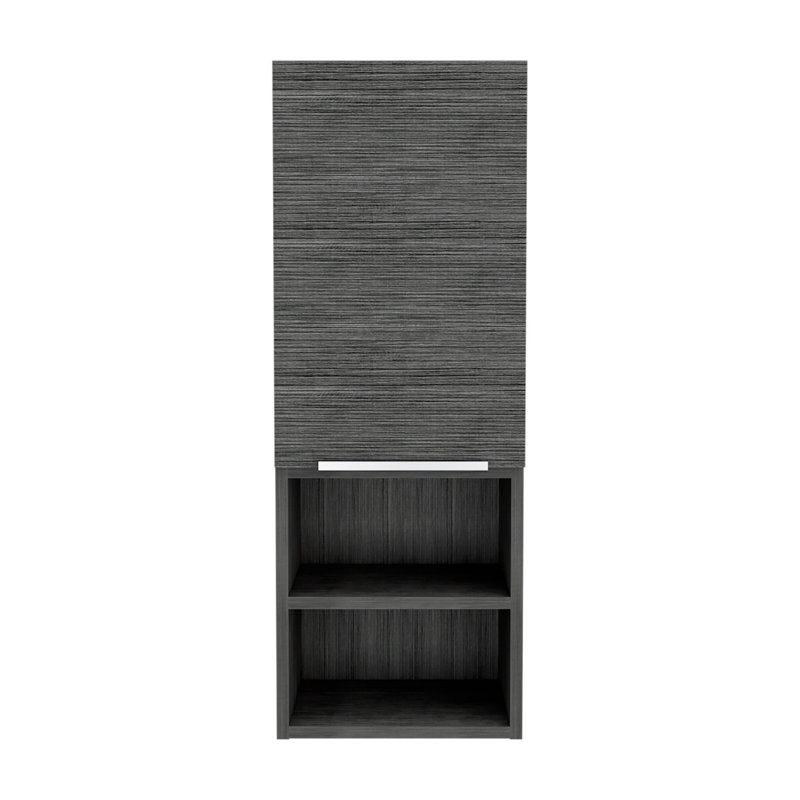 Armoire de salle de bain Mila, Gris foncé