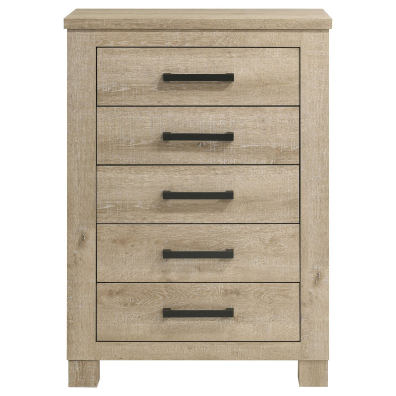 Commode de chambre 5 tiroirs Sansome