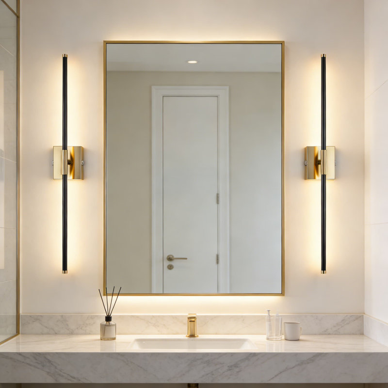 Rechargeable Battery Operated Wall Sconces With Remote Control, Dimmable LED Wireless Wall Lights, Set Of Two, 360° Rotation, No Wiring Needed