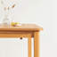 Extendable Solid Wood Base Dining Table-838031688