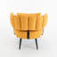 Fauteuil d'appoint moderne à petit espace