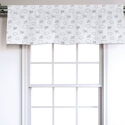 Sateen Ruffled Window Valance