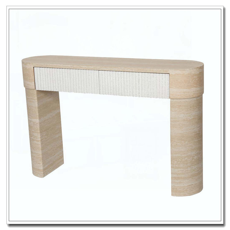 Console, canapé, beige brun 1