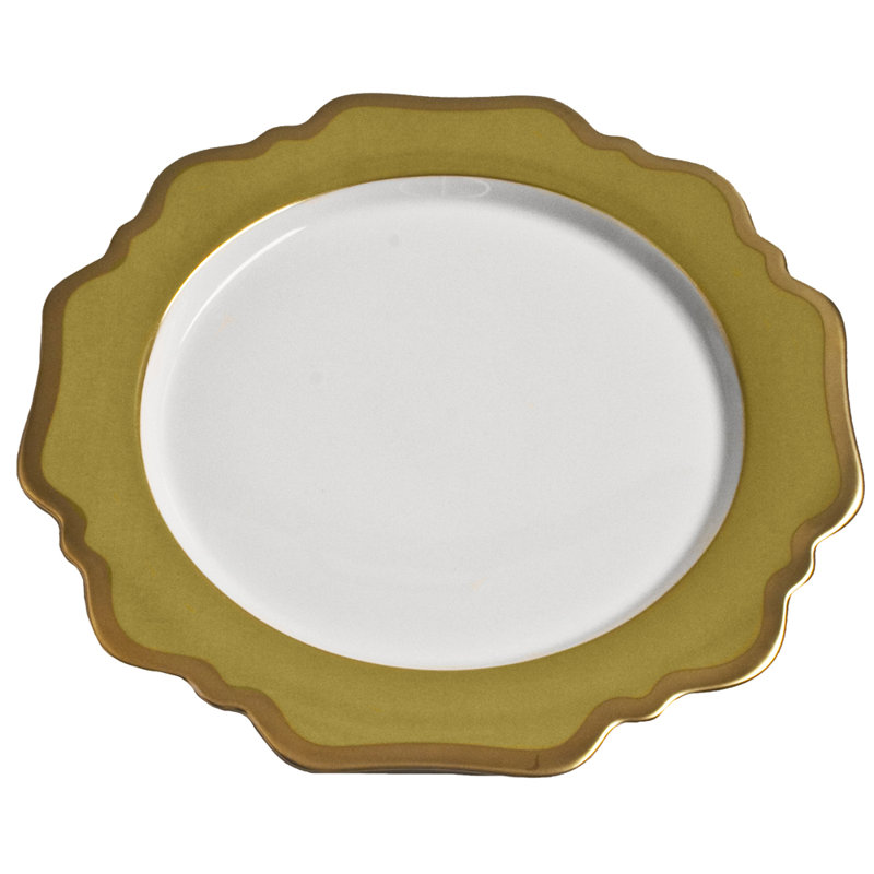 Annas Palette 10.5" Dinner Plate, Meadow Green