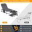 Fauteuil de bronzage face cachée avec trou d'accoudoirs, chaise longue pliante réglable à 5 positions pour bronzer (noir, 2 pièces)-1644947105