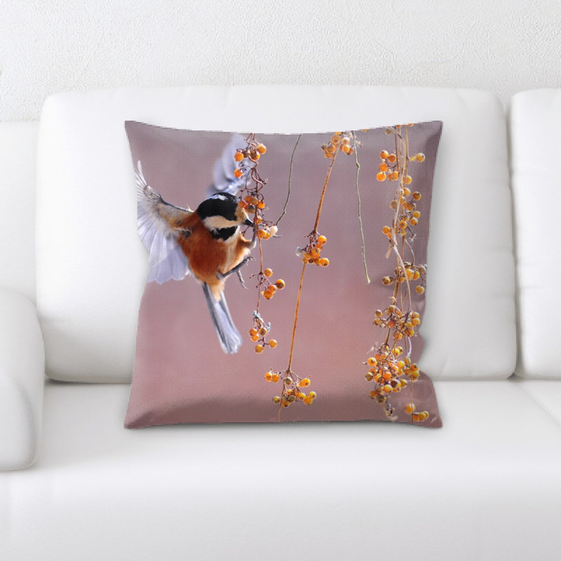 Microsuede Throw Pillow