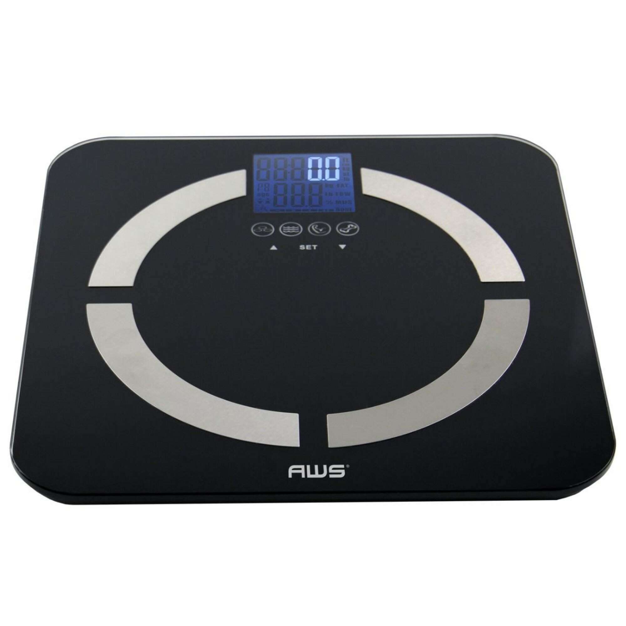 American Weigh Scales Digital Glass Body Analysis Scale Wayfair