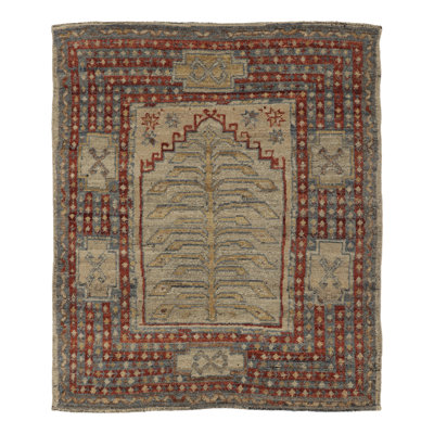 Burano One-of-a-Kind 3'5X4'1 Hand Knotted Area Rug