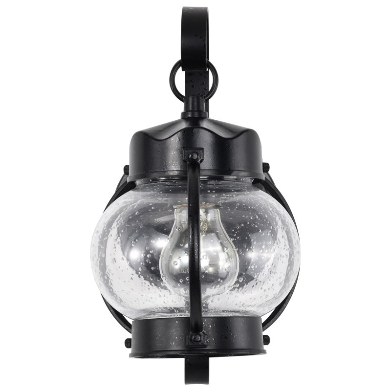 Asya Wall Light, Textured Black