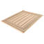 Tapis beige en laine noué à la main de conception unique 8 pi x 9 pi 3 po Newham