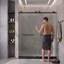 Porte de douche coulissante double sans cadre l 48 po x H 80 po-101025389