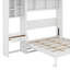 Lit escamotable mural avec bureau, armoire supérieure et tablettes de rangement-1854979265-1854979267