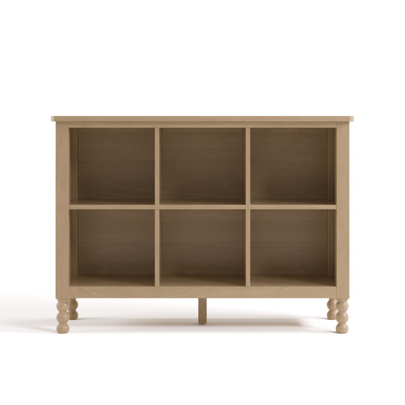 Rio 6 Cube Storage Organizer Bookcase, Driftwood