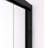 Double Sliding Shower Door With 8Mm Clear Tempered Glass, Matte Black Aluminum Frame, Stainless Steel Handle, - Crash Angle, Mute Operation For Bathroom Finish, Protection, Reversible