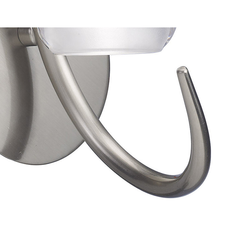 Wawona Armed Sconce, Chrome, Yes