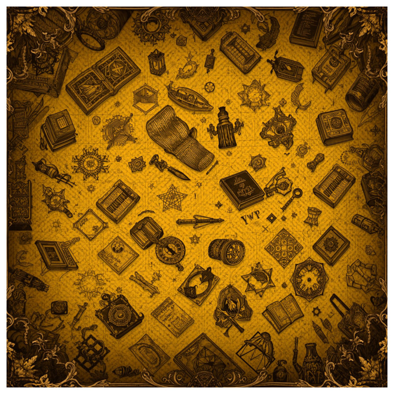 Rideaux Steampunk Collage Illustration, 50 po x 80 po - 1 panneau, Sheer