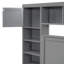 Lit en bois avec armoire, tablette et prises tout-en-un-597711736-597711740