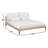 Furano Upholstered Two Cushion Platform Bed-101019074